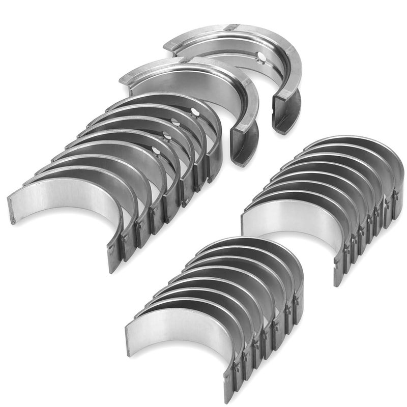 CHARMKER STD Main & Rod Bearing Set Replacement for Chevy LS 4.8 5.3 5.7 6.0 6.2L Engine 1997-2013 LS1 LS2 LS3 V8, Standard Size Crankshaft Connecting Rod Bearing kit MS2199P MB5293SI CB663P CR807SI - Image 1
